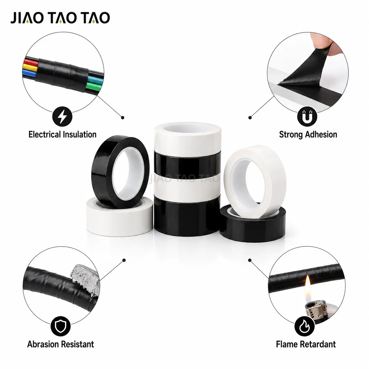 PET insulation tape for cable protection and wire wrapping